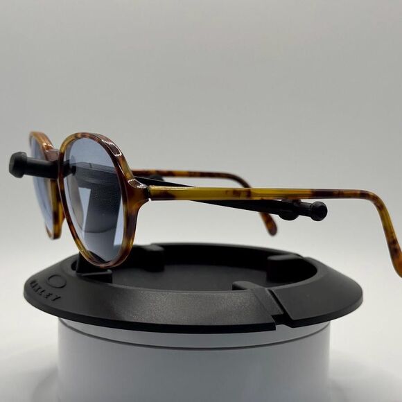Vintage Ralph Lauren 523 Eyeglasses | Tortoise Frames | New Blue Lenses | 1980s main image 5